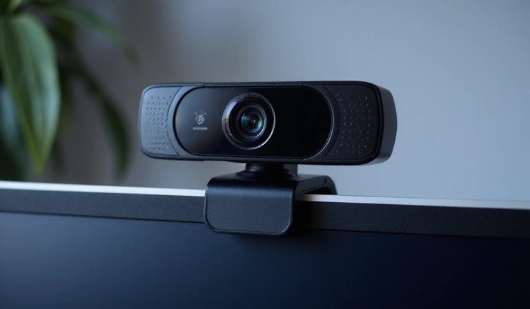 Webcam HD de qualité supérieure sur un moniteur gaming